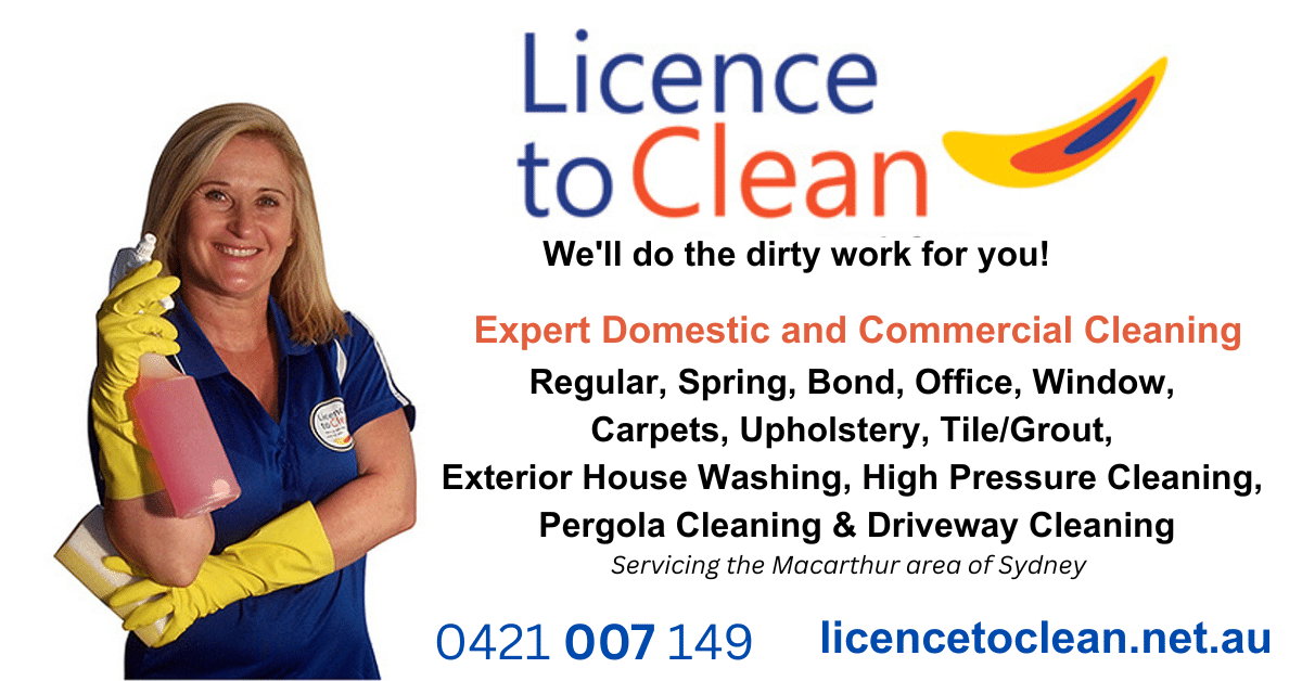 House Cleaning Services Licence to Clean Narellan Camden Campbelltown